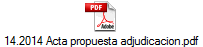 14.2014 Acta propuesta adjudicacion.pdf