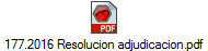 177.2016 Resolucion adjudicacion.pdf