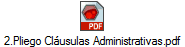 2.Pliego Clusulas Administrativas.pdf