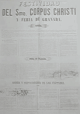cartel del corpus 1864