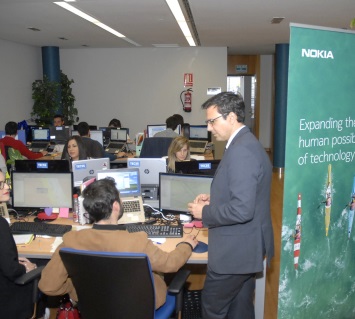 ©Ayto.Granada: El alcalde celebra la apuesta de Nokia por Granada donde la multinacional ha ubicado su segundo centro empresarial de Espaa