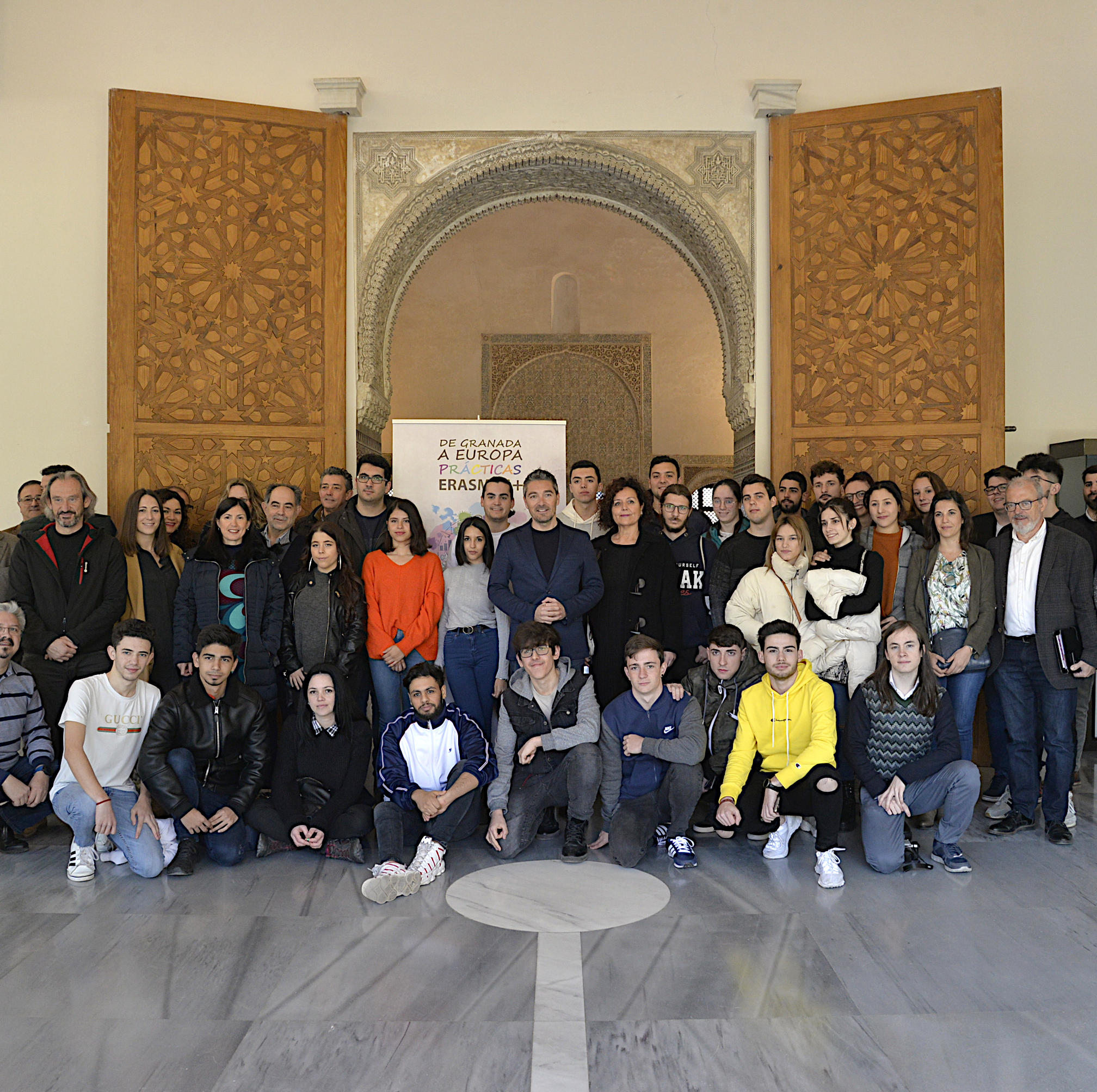 ©Ayto.Granada: El Cuarto Real acoge el acto de entrega de diplomas a los jvenes participantes en el primer programa de Movilidad Europea Erasmus Granada FP Share +