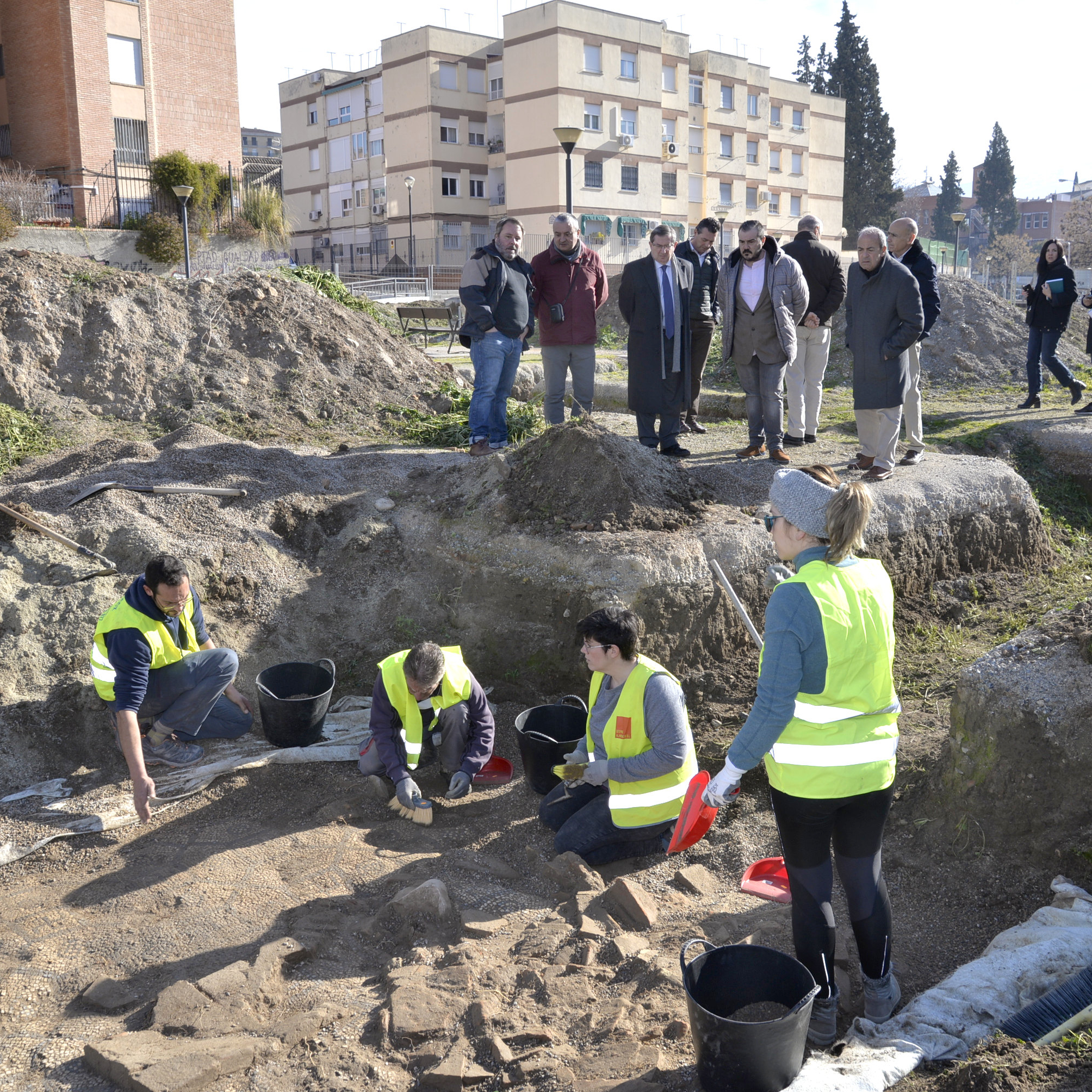 ©Ayto.Granada: Comienza la segunda fase de la intervencin arqueolgica en la Plaza Poeta Rafael Guilln