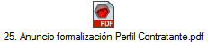 25. Anuncio formalizacin Perfil Contratante.pdf