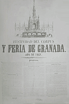 Cartel del Corpus 1857