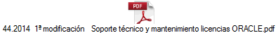 44.2014  1 modificacin   Soporte tcnico y mantenimiento licencias ORACLE.pdf