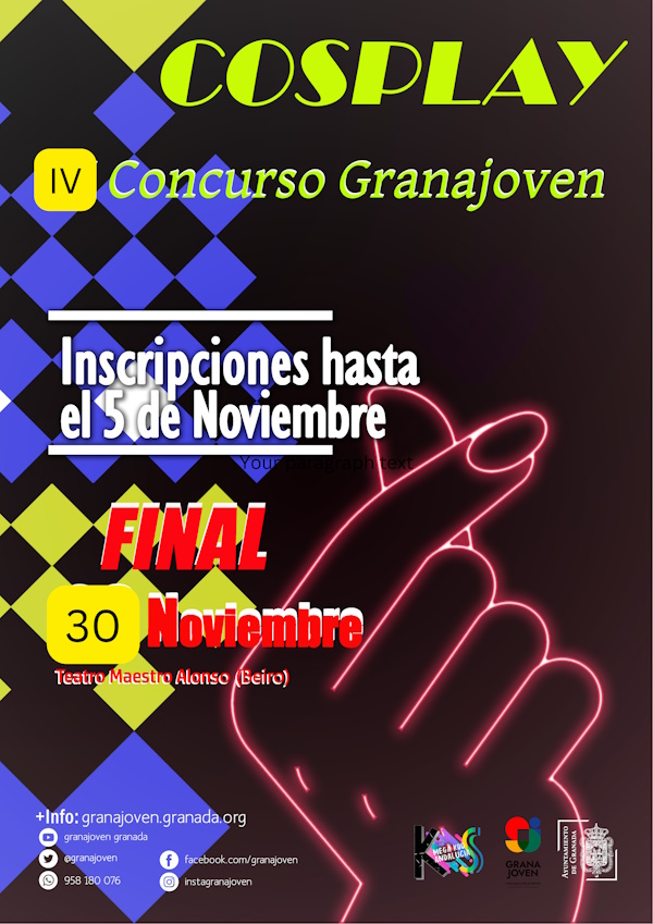 : IV Concurso Cosplay Granajoven 2024