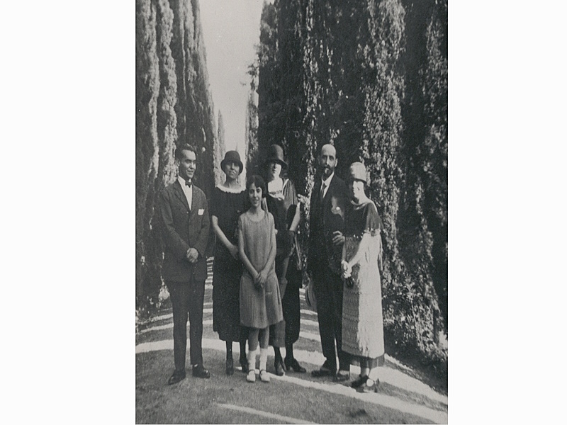 Granada 1924, Juan Ramn Jimnez, Federico Garca Lorca y Manuel de Falla en el Generalife