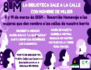 La biblioteca sale a la calle con nombre de mujer